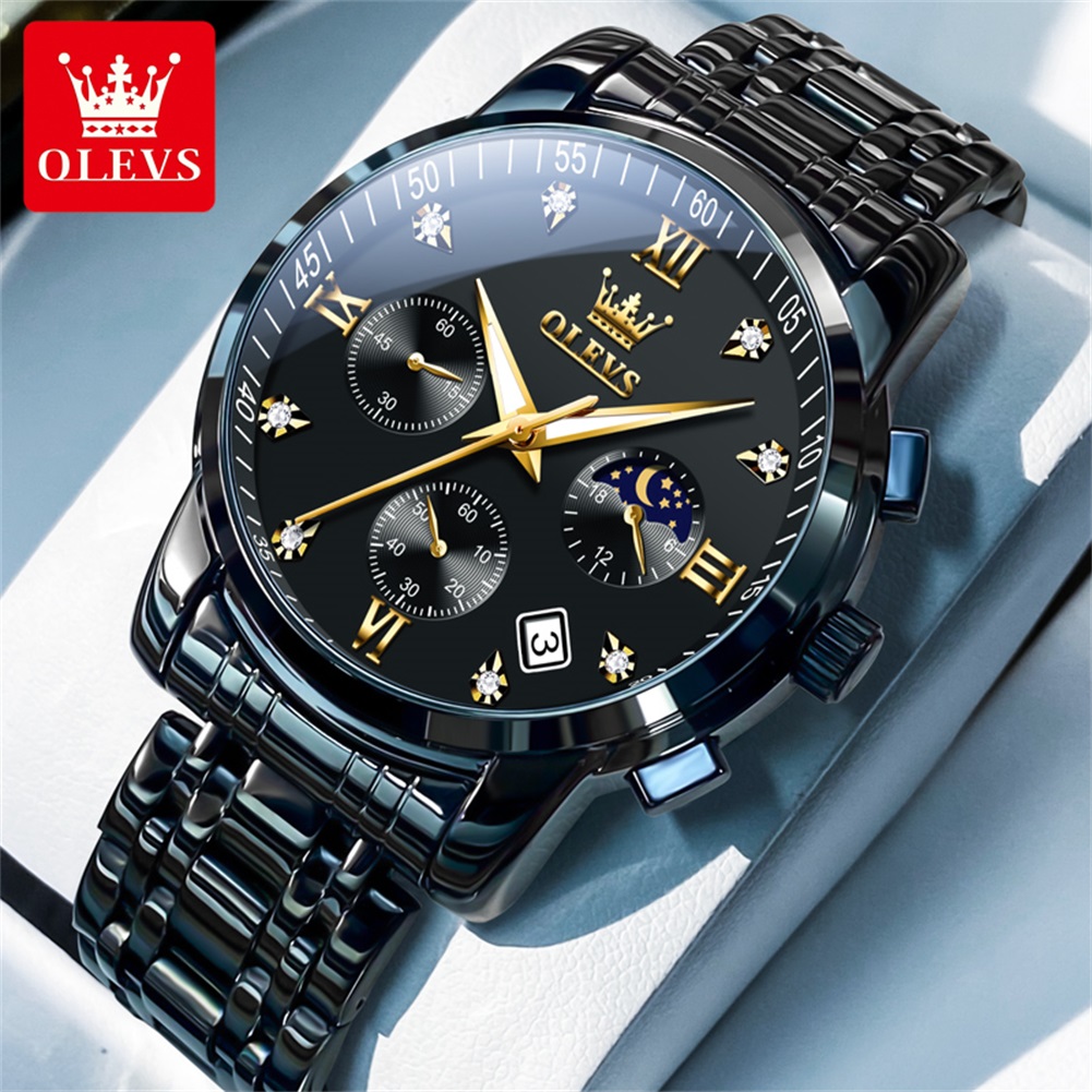 Quiet Luxury Watch - OLEVS Popular men's watches stainless steel