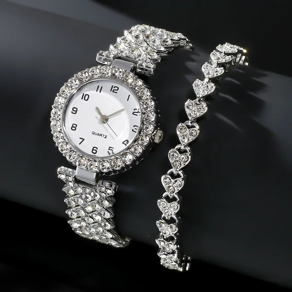 Lux Watch - 1pcs/2pcs Luxury Fashion Women Watch Set