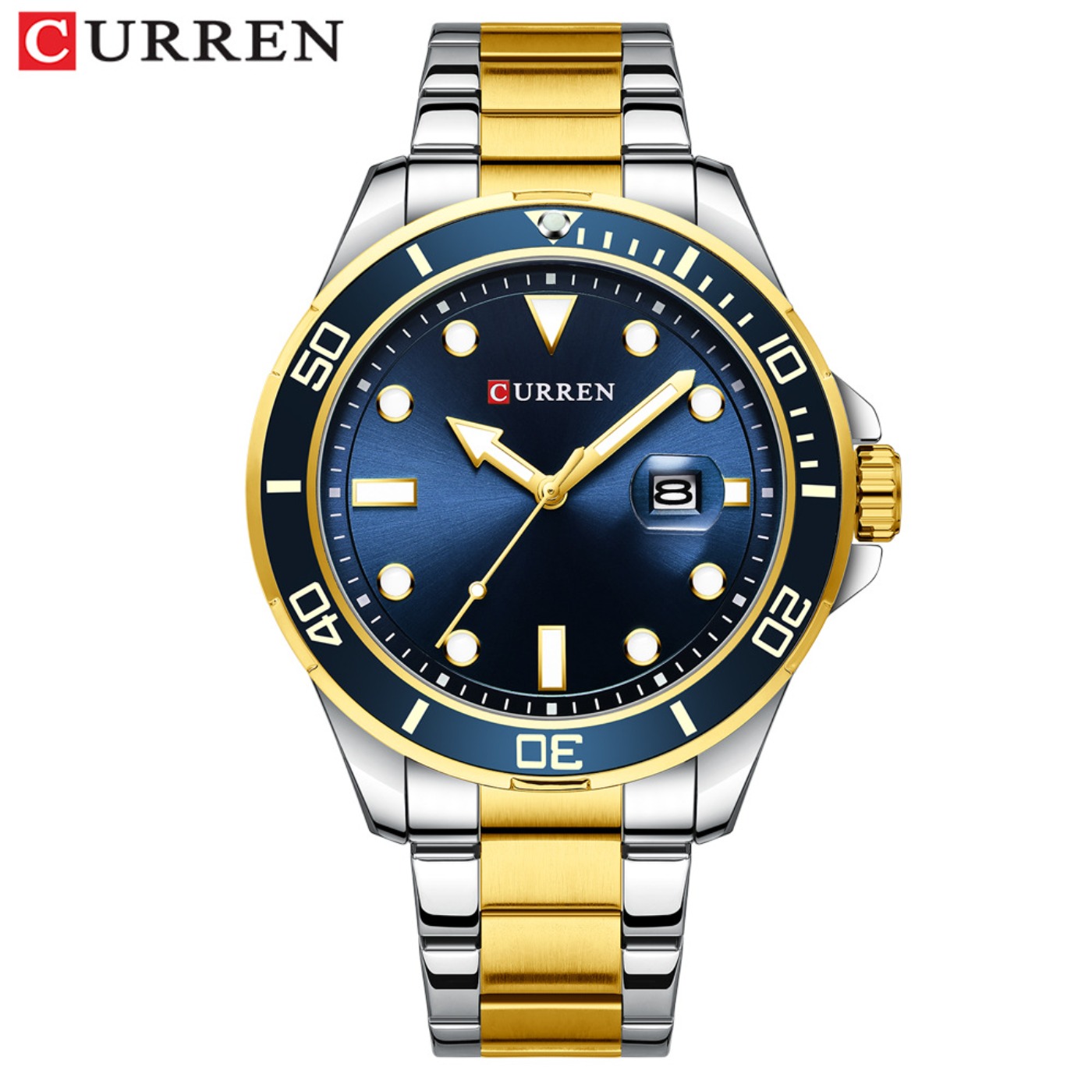 CURREN New Green Water Ghost S - Luxury Quartz Watch Brands ulasan dan harga