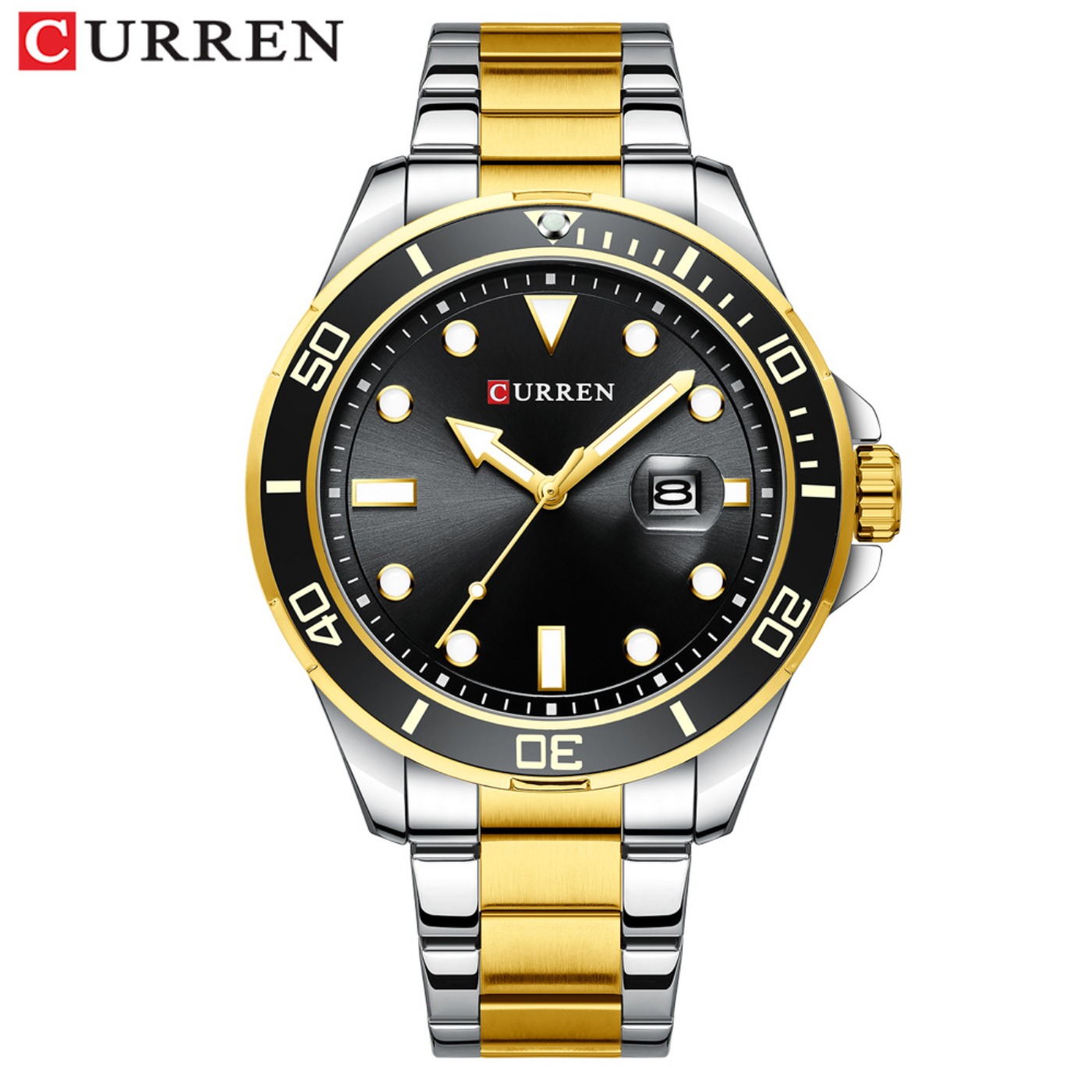 CURREN New Green Water Ghost S - Luxury Quartz Watch Brands ulasan dan harga
