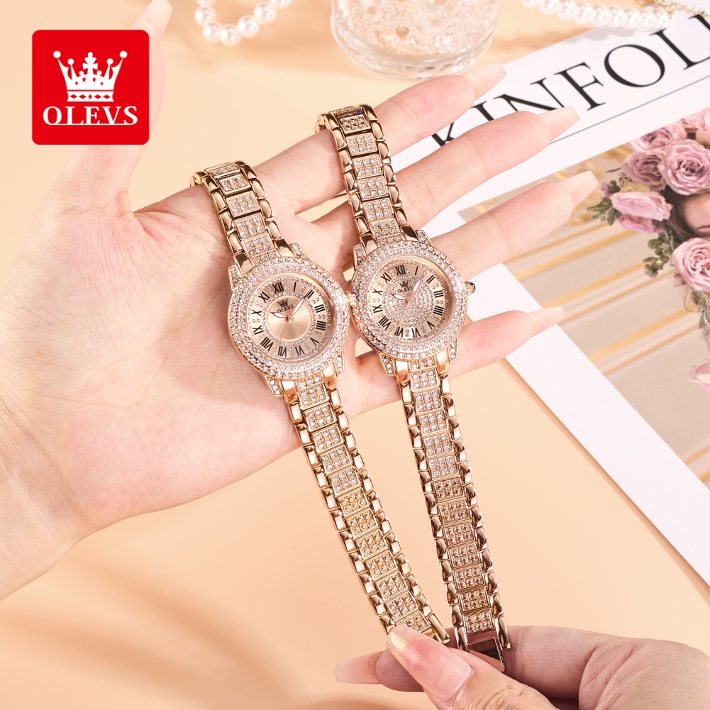 OLEVS Luxury Fashion ladies' w - Luxury Watch Women ulasan dan harga