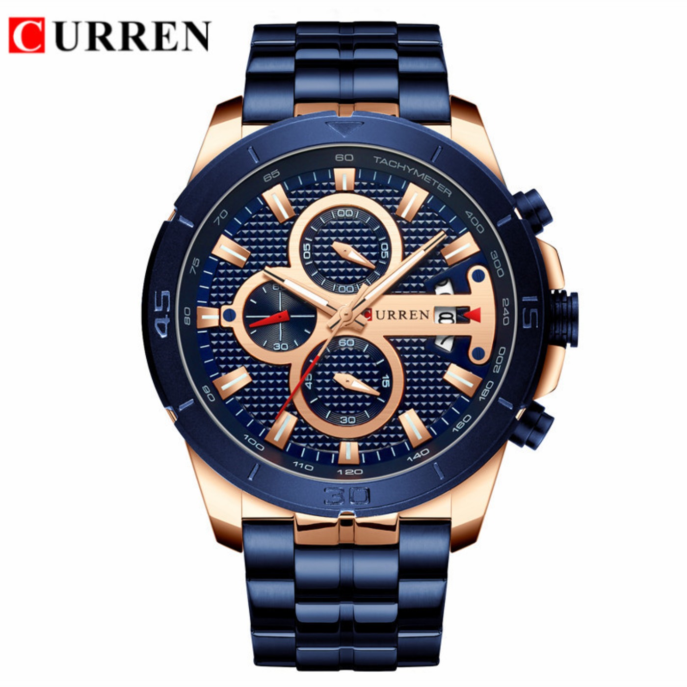 CURREN Watch Men Waterproof Ch - Luxury Quartz Watch Brands ulasan dan harga