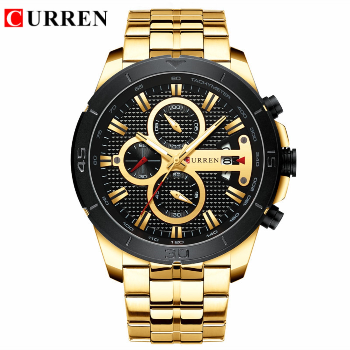 CURREN Watch Men Waterproof Ch - Luxury Quartz Watch Brands ulasan dan harga