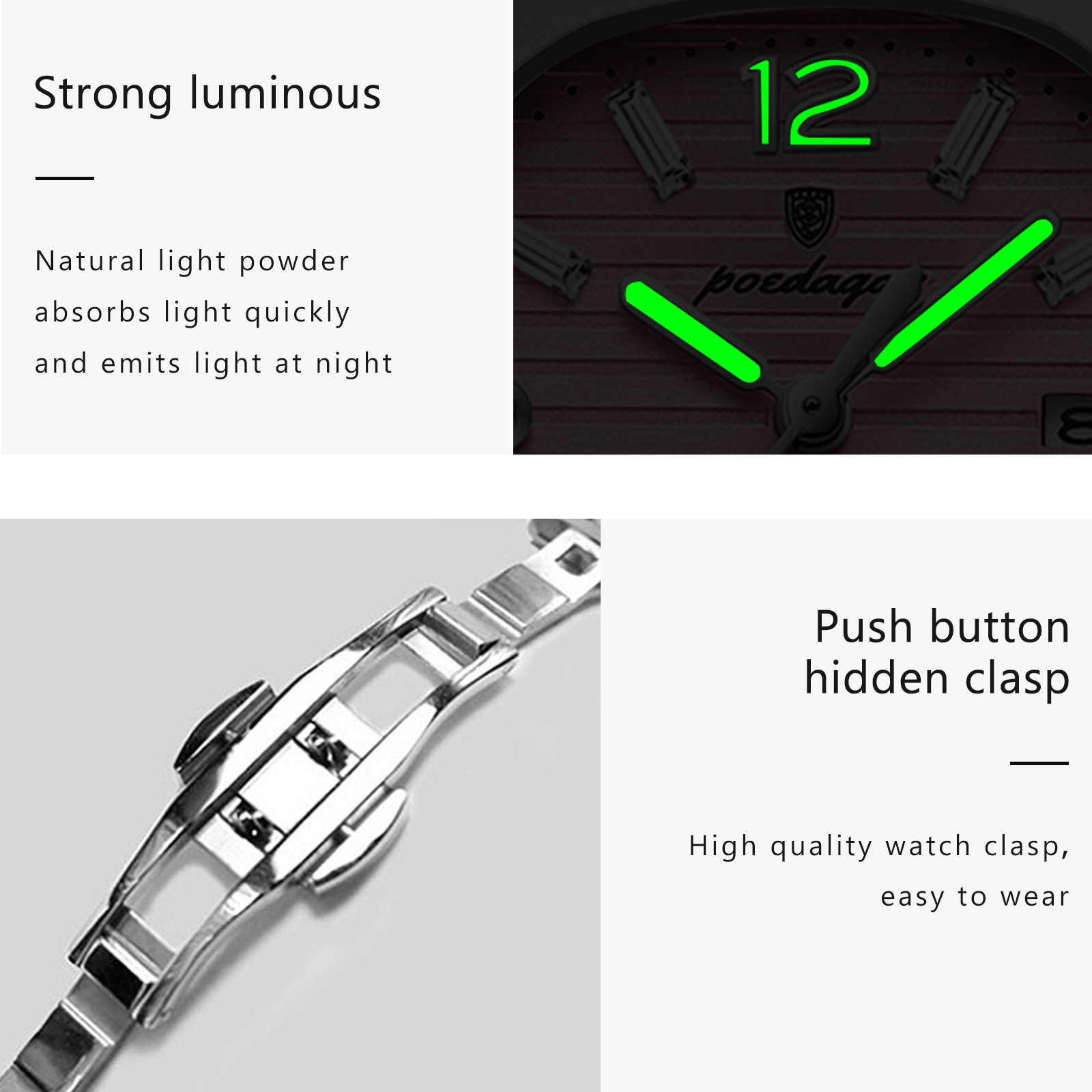 POEDAGAR Square Fashion Woman  - Lux Watch ulasan dan harga