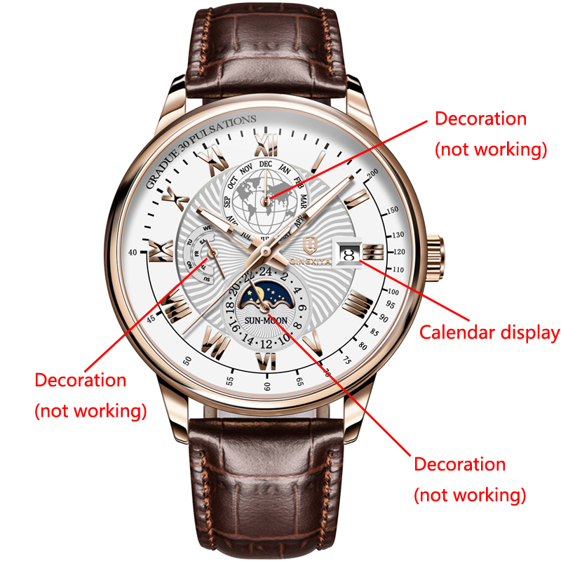 QINGXIYA Brand Fashion Leather - Luxury Watch And Price ulasan dan harga