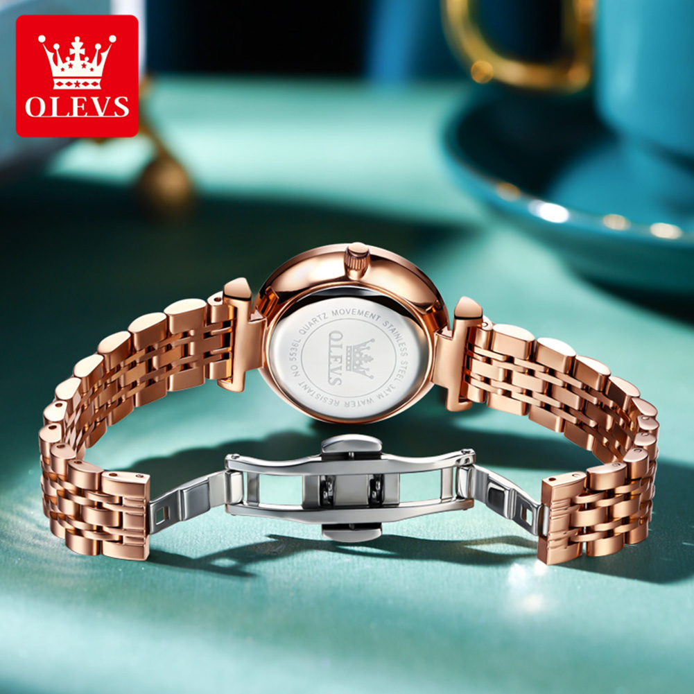 OLEVS 5536 Brand Beautiful Wom - Luxury Quartz Watch Brands ulasan dan harga
