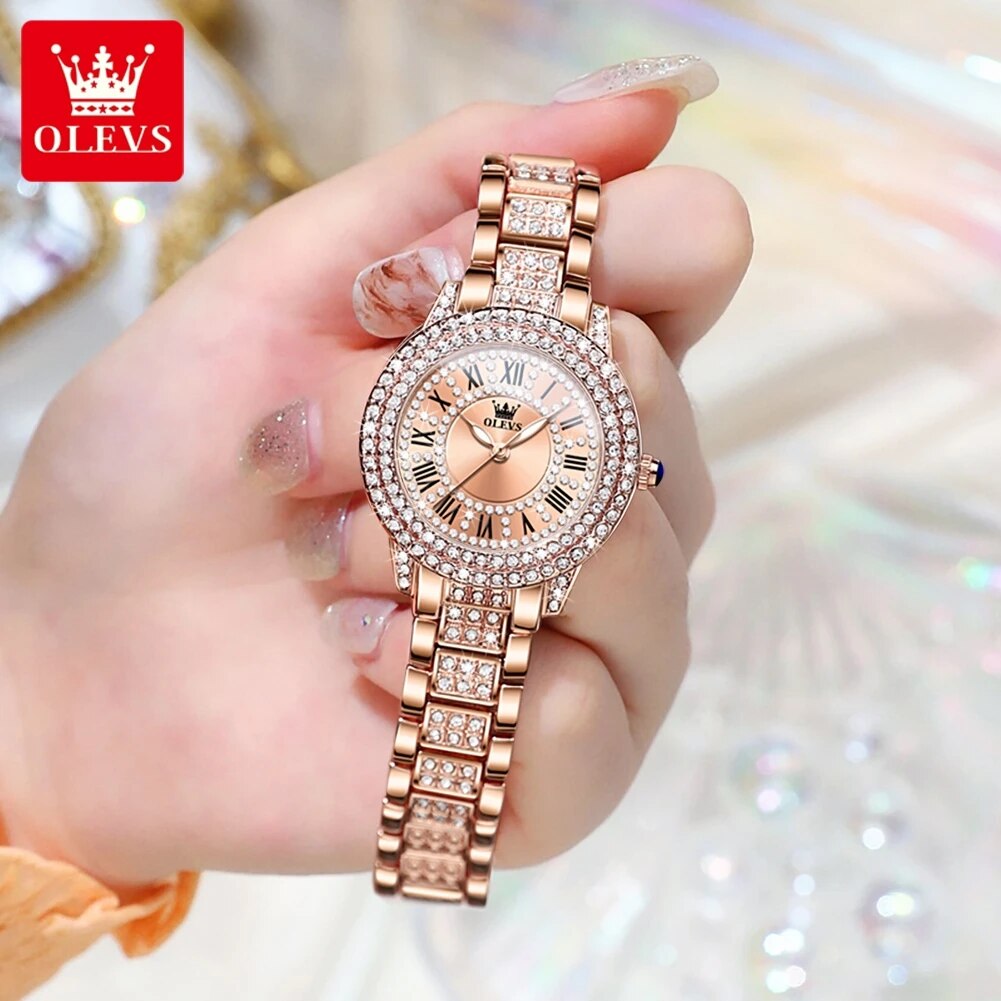 OLEVS 9943 Luxury All Diamond  - Lux Watch ulasan dan harga
