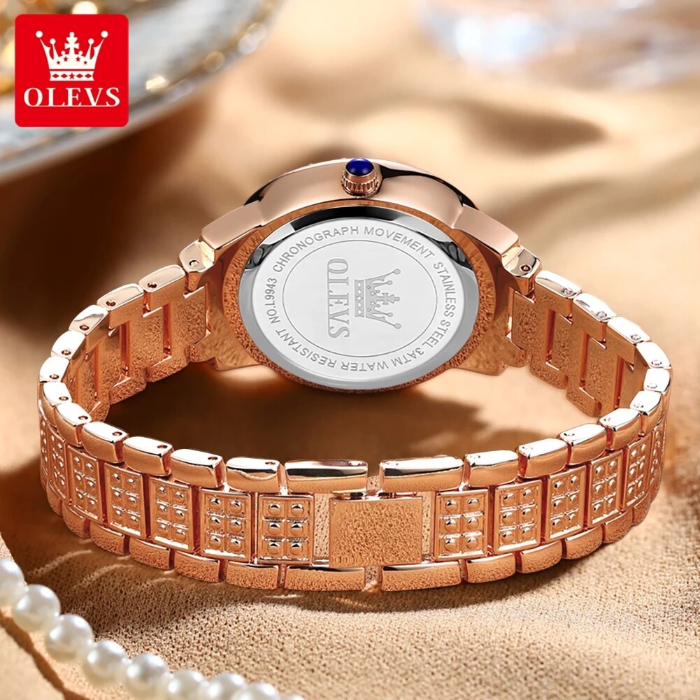 OLEVS 9943 Luxury All Diamond  - Lux Watch ulasan dan harga