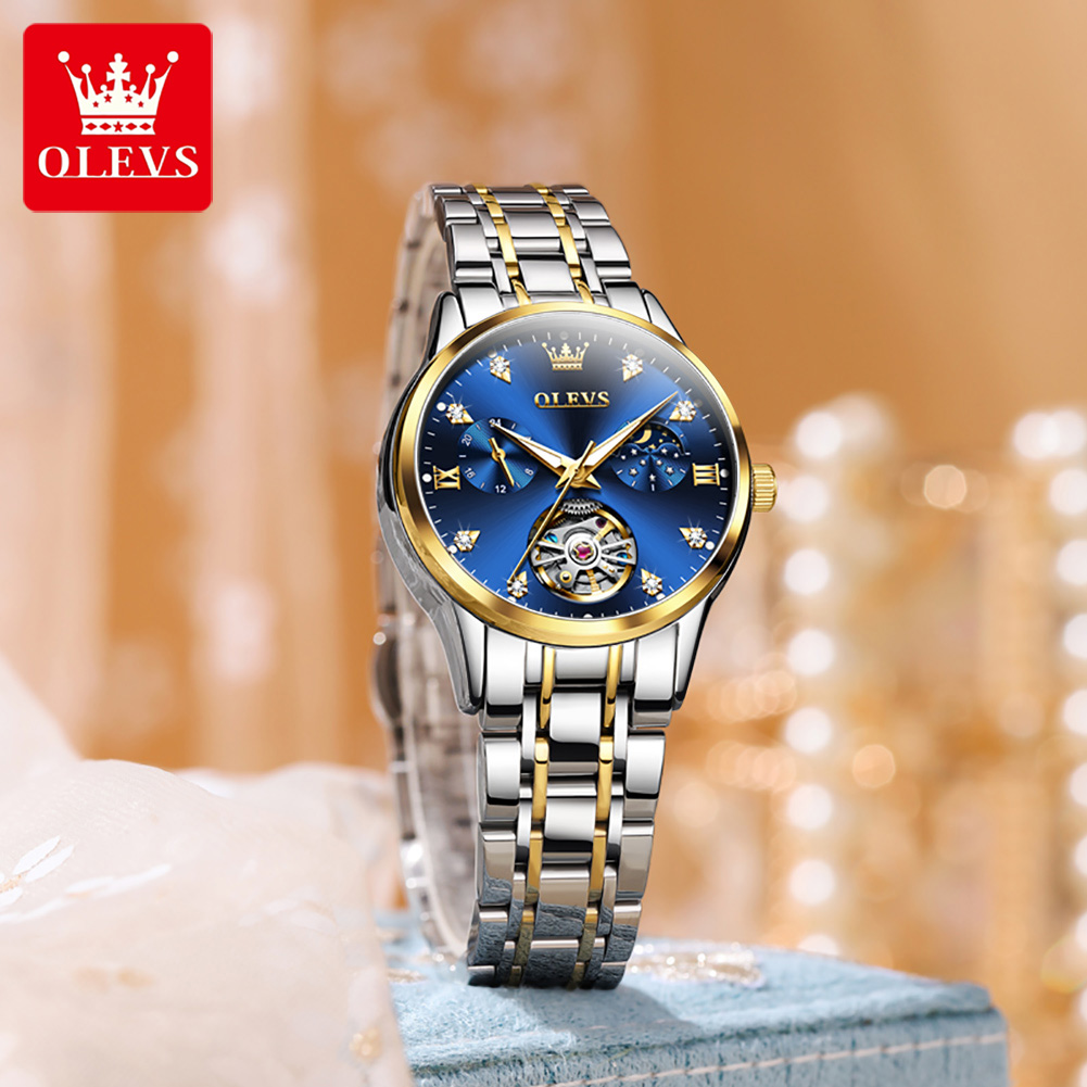 OLEVS Women's Watches Luxury T - Tourbillon Movement Watch ulasan dan harga