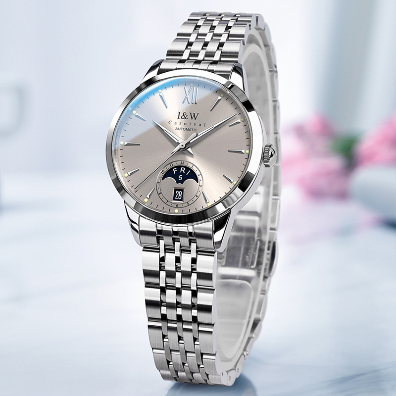 CARNIVAL High-End Series IW Br - Luxury Watch Moon Phase ulasan dan harga