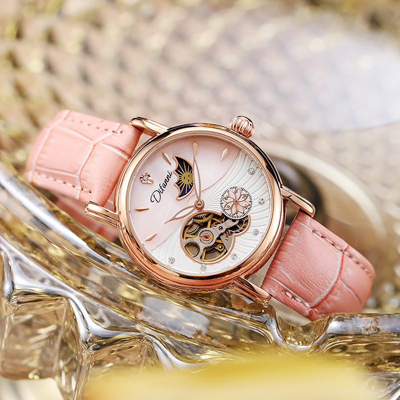 Lady Automatic Mechanical Watc - Luxury Watch Moon Phase ulasan dan harga