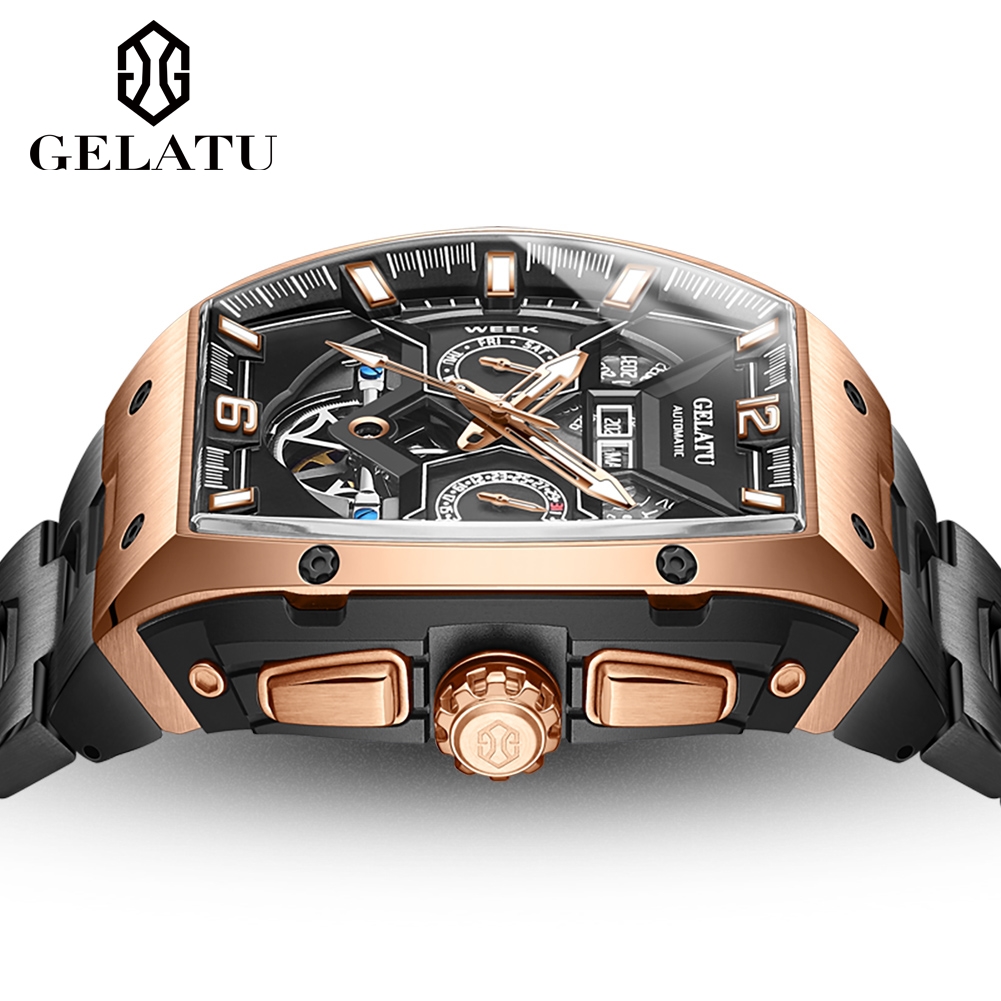 Reloj Hombre Watches Mens GELA - Tourbillon Movement Watch ulasan dan harga