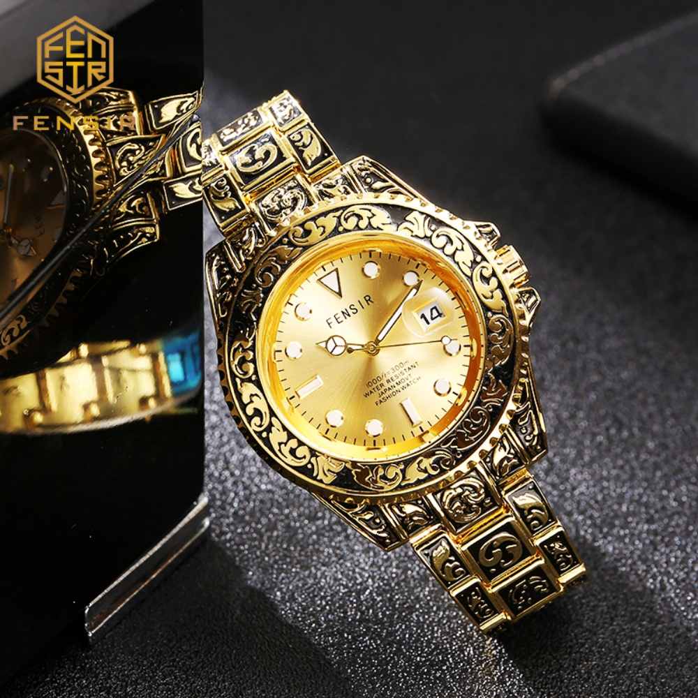 Vintage Embossed Men's Quartz  - Luxury Watch And Price ulasan dan harga