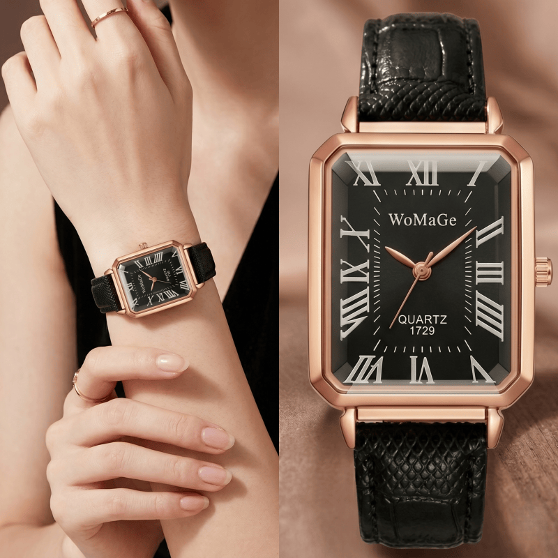 Fashion Rectangle Quartz Watch - Quiet Luxury Watch ulasan dan harga