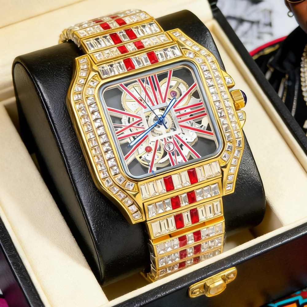 Hollow Luxury Bling Quartz Wri - Luxury Watch And Jewelry Brand ulasan dan harga