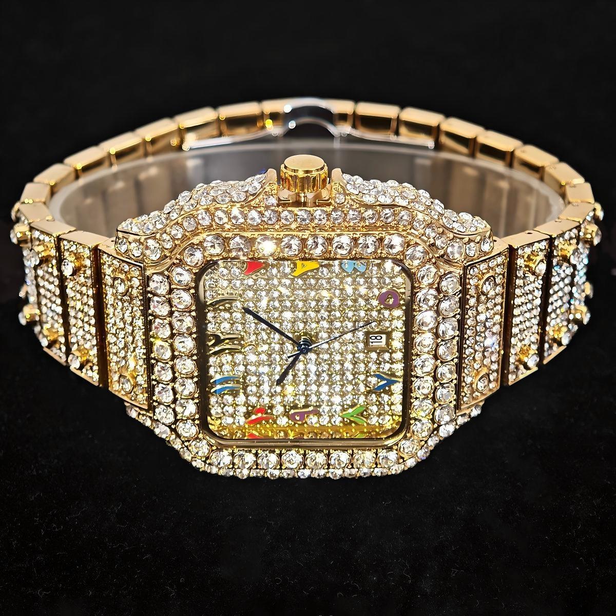 Hot Fashion UNIGUET Full Diamo - Luxury Watch And Jewelry Brand ulasan dan harga