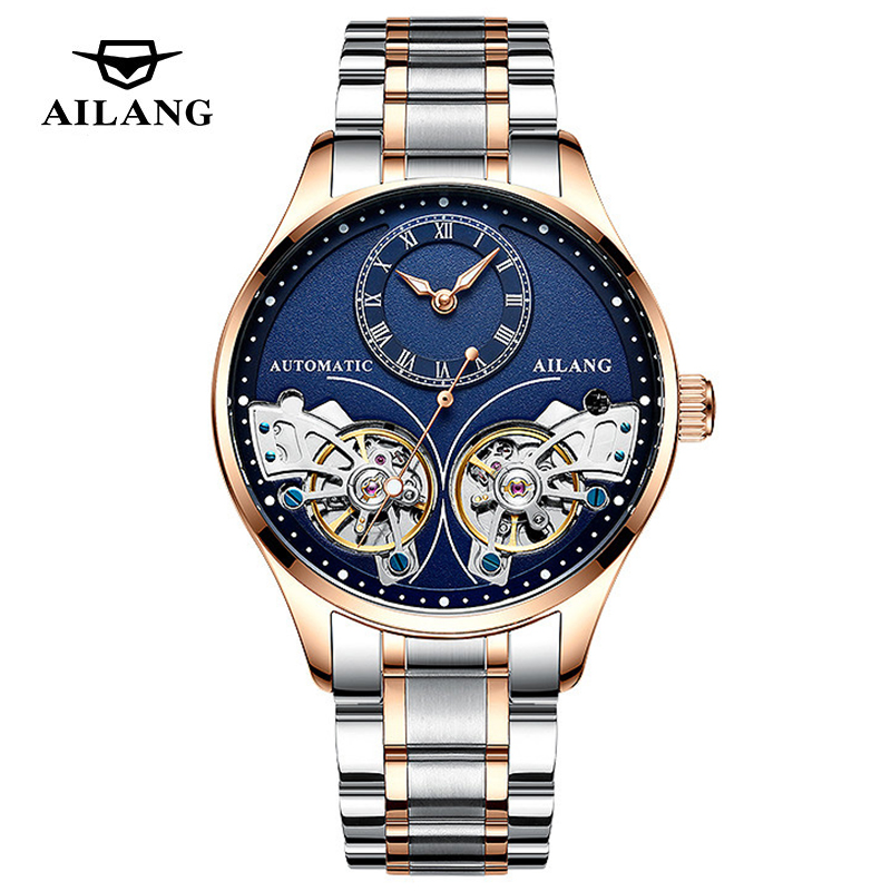 AILANG Brand New Fashion Doubl - Tourbillon Movement Watch ulasan dan harga
