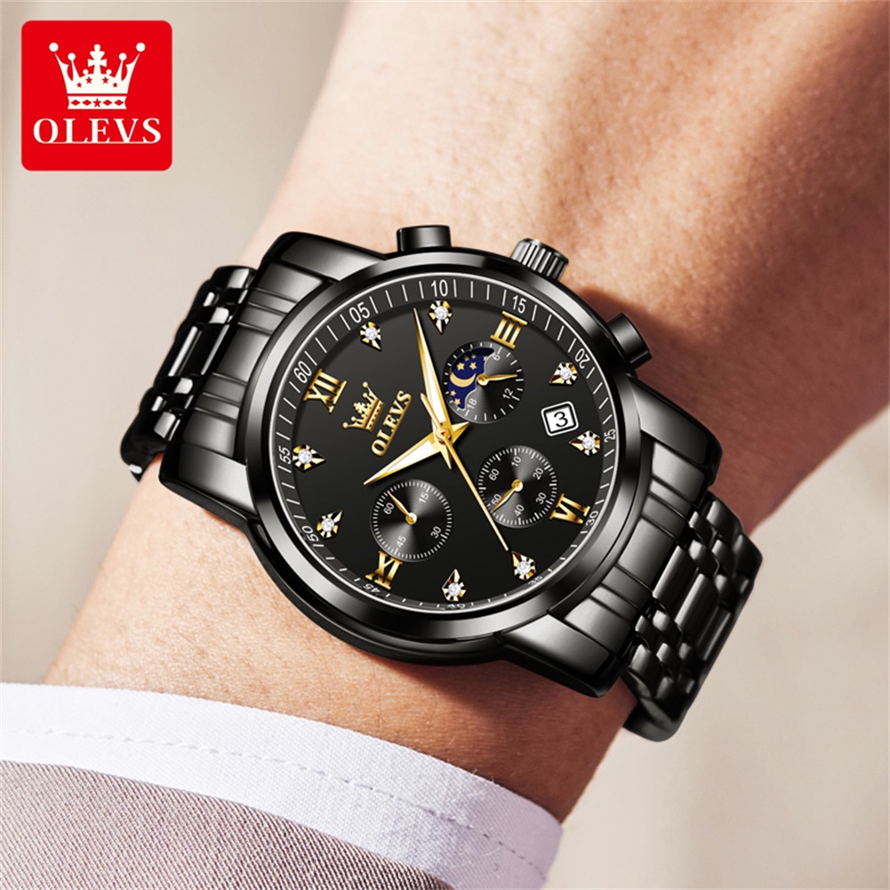 OLEVS Popular men's watches st - Quiet Luxury Watch ulasan dan harga