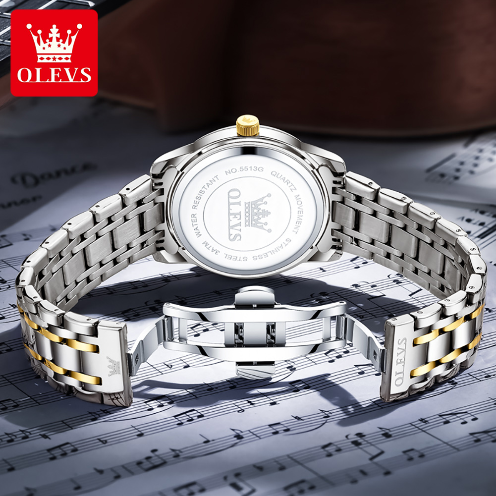 OLEVS Brand Fashion men's watc - Luxury Quartz Watch Brands ulasan dan harga