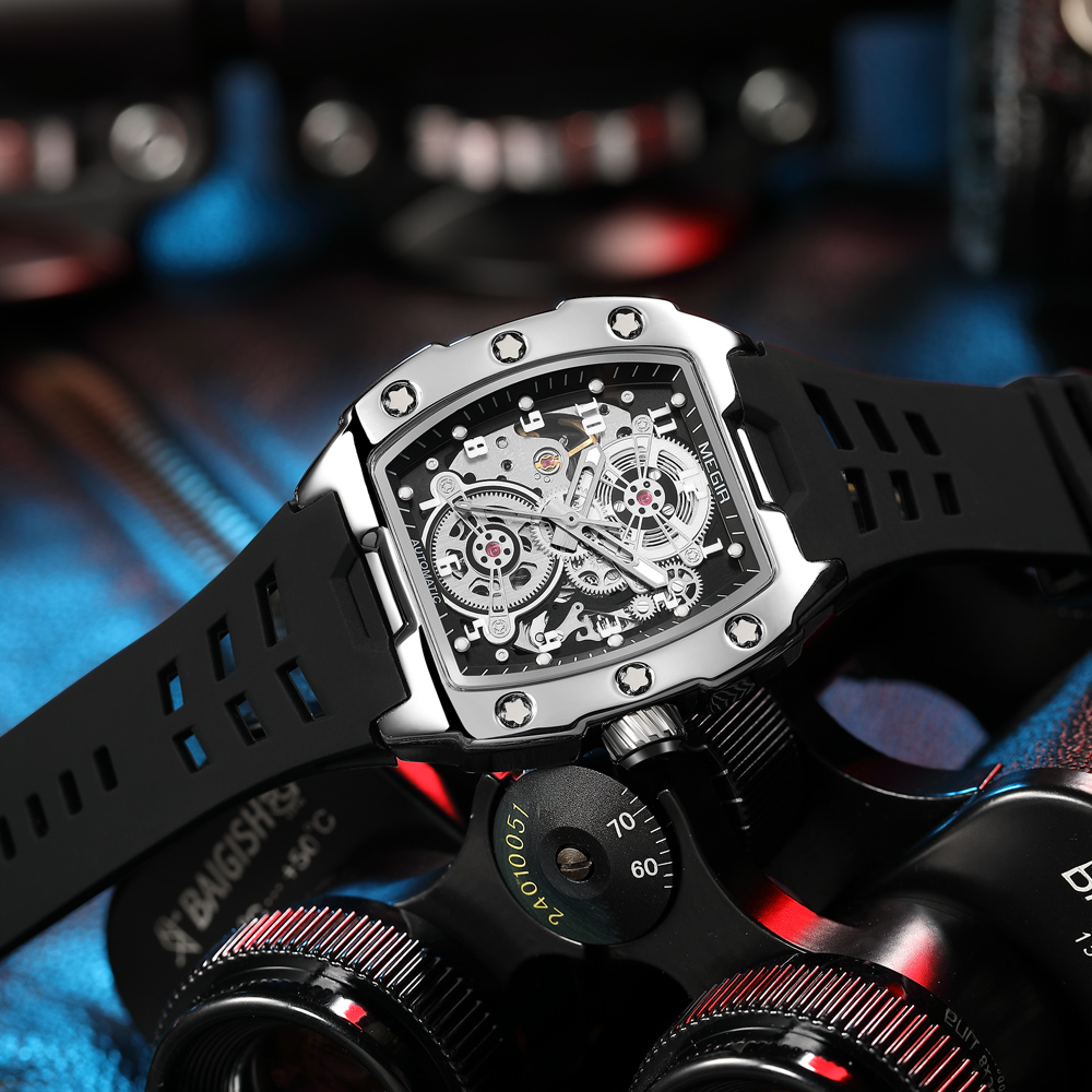 MEGIR Fashion Sport Alloy Case - Tourbillon Movement Watch ulasan dan harga