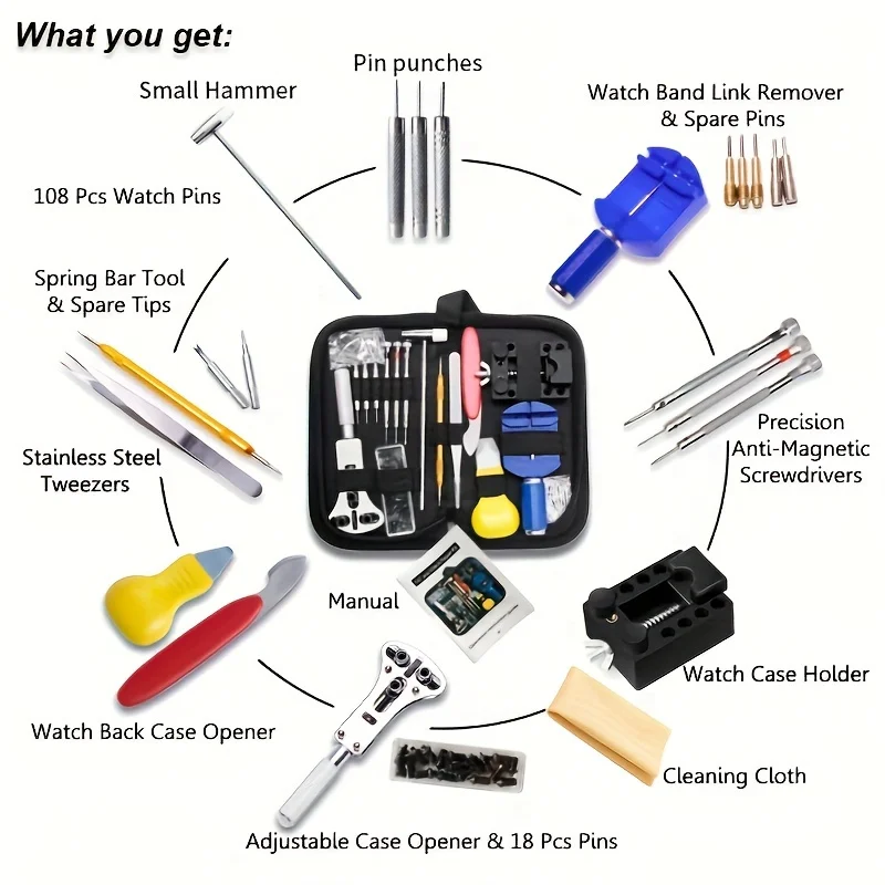 147pcs/set Watchmaker Watch Re - Luxury Watch Repair ulasan dan harga