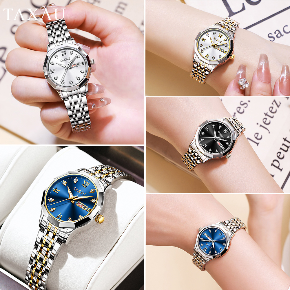 OLEVS Fashion Golden Watch for - Lux Watch ulasan dan harga