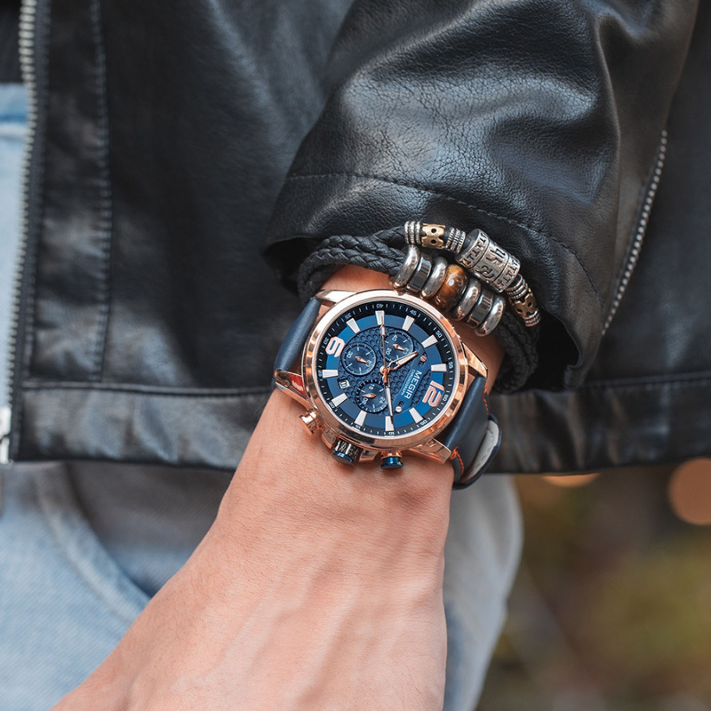 MEGIR 2020 Luxury Watches Men  - Luxury Quartz Watch Brands ulasan dan harga