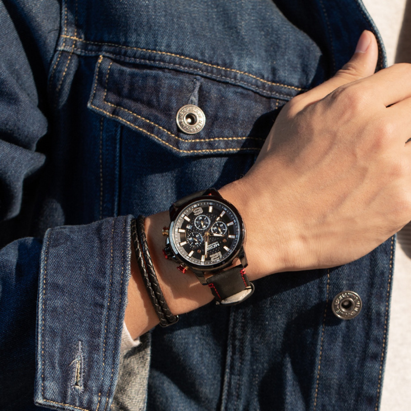 MEGIR 2020 Luxury Watches Men  - Luxury Quartz Watch Brands ulasan dan harga